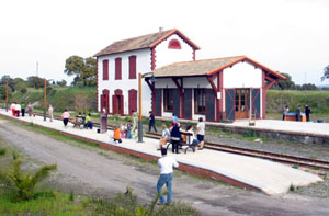 Aspecto exterior del Museo del Ferrocarril