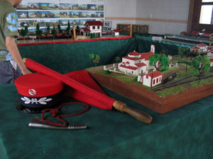 Detalle de la exposición del Museo del Ferrocarril