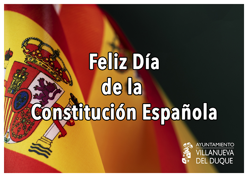 Hoy, 6 de Diciembre, conmemoramos el día de la Constitución Española.  Nuestra Constitución se convirtió en el pilar de nuestros derechos y  libertades. Feliz día de la Constitución . - Información de Totana